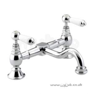 Bristan Brassware -  Renaissance Bridge Basin Mixer Cp