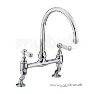 Bristan Brassware -  Renaissance Bridge Sink Mixer B/nickel