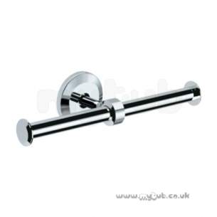 Bristan Accessories -  Solo T-bar Double Toilet Roll Holder Cp
