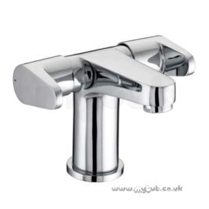 Bristan Brassware -  Quest 2 Handle Basin Mixer With Clicker