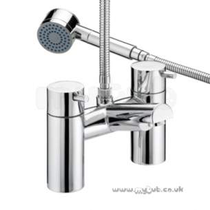 Bristan Brassware -  Prism Thermo Pillar Bath Shower Mixer Cp