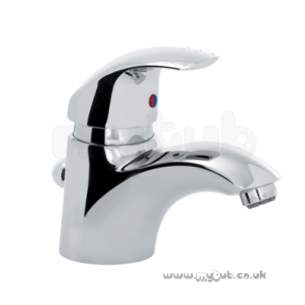 Bristan Brassware -  Jupiter Basin Mixer With Clicker Waste Cp