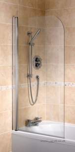 Bristan Showering -  Java Jbs1 750mm 1 Panel Bathscreen Lh