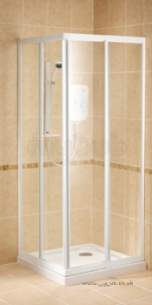 Bristan Showering -  Jute Juce 760/800 Telescopic C/entry Sil