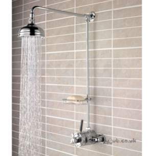 Bristan Showering -  Art Deco Dcshxrrc Therm M/d Rigid Ris Cp