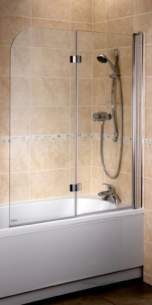 Bristan Showering -  Java Jbs2 1150mm 2 Panel Bathscreen Rh