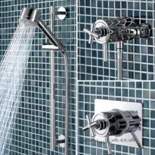 Bristan Showering -  Quad Qtcshuarc Mount/recess Adj Riser Cp