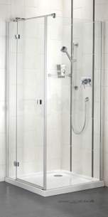 Bristan Showering -  Prism Pmsp 800mm S/panel For Hinged Door