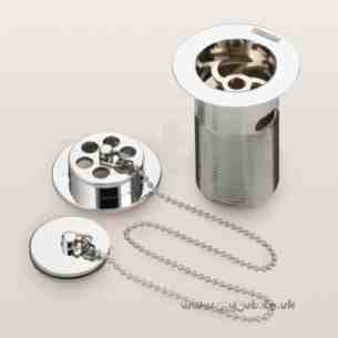 Bristan Brassware -  Luxury Bath Waste Brass Body And Abs Plug Cp