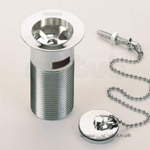 Bristan Brassware -  Luxury Basin Waste Slotted And Abs Plug Cp