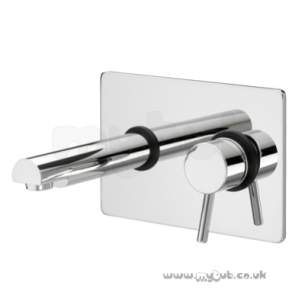 Bristan Brassware -  Prism Wall Mounted Basin Mixer Cp