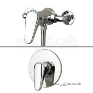 Bristan Showering -  Jute Thermo Surface Mounted/recessed
