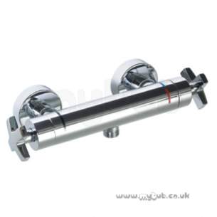 Bristan Showering -  Moloko Thermo Exposed Bar Mixer Cp