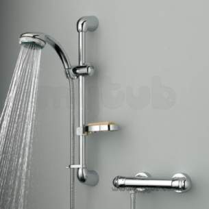 Bristan Showering -  Meridian Thermo Surface Mounted With Adj