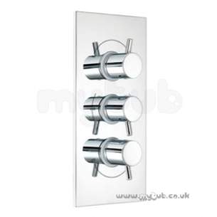 Bristan Showering -  Prism 3 Control Thermo Recess Valve Pm Shc3stpp C