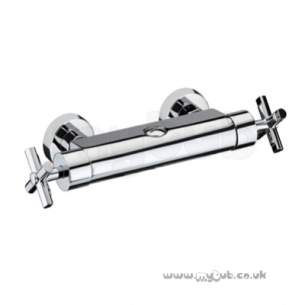 Bristan Showering -  Quadrant Thermo Surface Mounted Bar Shower