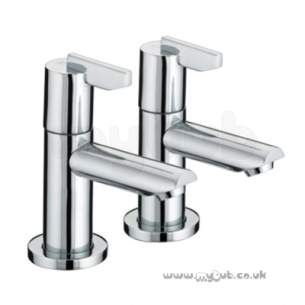 Bristan Brassware -  Bristan Sonique Basin Taps Chrome Plated Soq 1/2 C