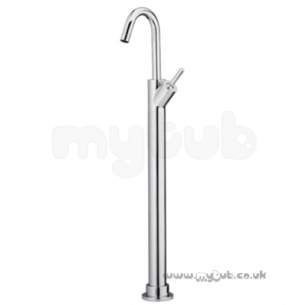 Bristan Brassware -  Soprano Floor Mounted Bath Filler Cp