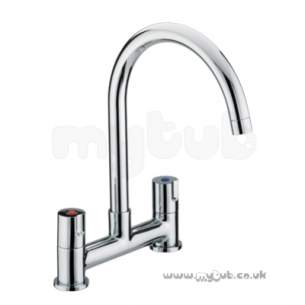 Bristan Brassware -  Design Utility Club Deck Sink Mixer Cp