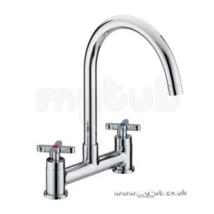 Bristan Brassware -  Design Utility Crosshead Dec Sink Mixer Cp