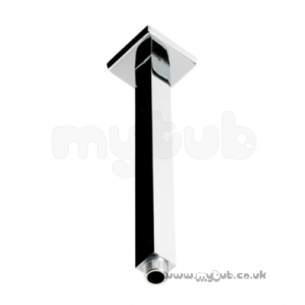 Bristan Brassware -  Bristan Square Ceiling Arm Chrome Plated Arm104 C