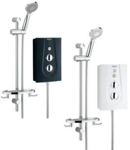 Bristan Electric Showers -  Bristan Glee 9.5 Kw White Gle95 W