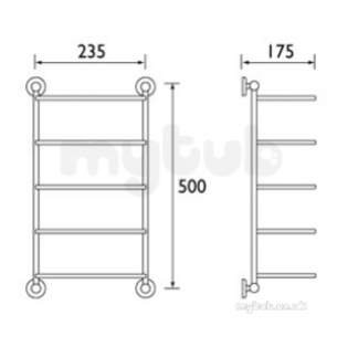 Bristan Accessories -  Bristan Comp Tstack1 C Towel Stacker