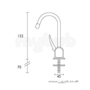 Bristan Brassware -  Empura Water Filter With 10 Inch Tap Cp