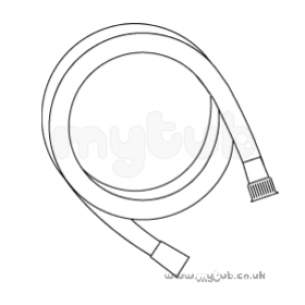 Bristan Showering -  Bristan 1 5m 1/2 Cone Shower Hose Hose115 Sl