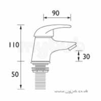 Bristan Brassware -  Bristan Java Bath Taps Pair Chrome Plated J 3/4 C