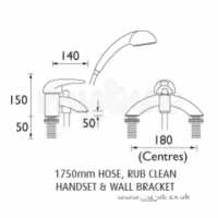 Bristan Brassware -  Java Single Lever Pillar Bsm Chrome Plated J Slpbsm C