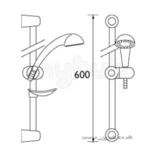 Bristan Showering -  Bristan 101 Shower Kit Chrome Plated Kit101 C