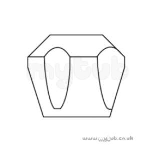 Bristan Brassware -  Bristan Options Acrylic Heads Pair