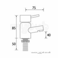 Bristan Brassware -  Bristan Prism Basin Taps Chrome Plated Pm 1/2 C