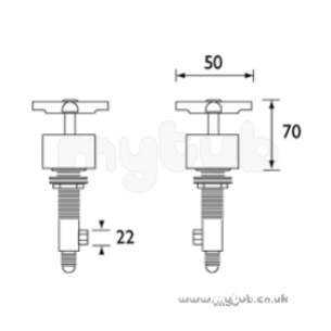 Bristan Brassware -  Bristan Quadrant Side Bodies Qt Sb C