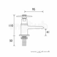 Bristan Brassware -  Twist Basin Taps Chrome Plated Limited Stock