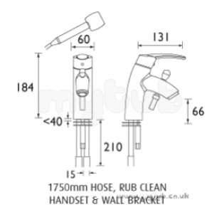 Bristan Brassware -  Tabrize One Tap Hole Bath/shower Mixer Cp