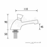 Bristan Brassware -  Bristan Single Basin Tap Plus F/regulator Cp