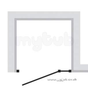 Bristan Showering -  Jute Jup 760mm Pivot Door Silver
