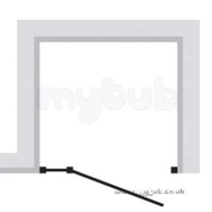 Bristan Showering -  Prism Pmhrr 1200mm Hing Dr For Reces Rh
