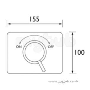 Bristan Brassware -  Bristan Prism Stop Cock Chrome Plated Pm Stop C