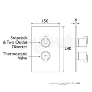 Bristan Showering -  Bristan Dual Control Shower Valve With