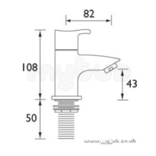 Bristan Brassware -  Bristan Capri Bath Taps Chrome Plated Cap 3/4 C