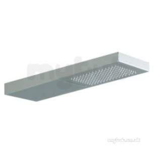 Vado Brassware -  Ingot Wall Mount Rectangular Shower Head