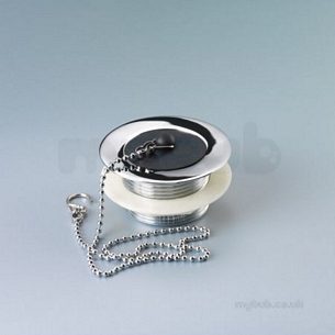 Cme Whk03cp Chrome 38 Mm Bath Waste With Poly Plug