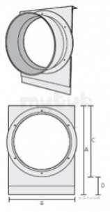 Marley Waterloc -  Waterloc250 Inlet/outlet Connector 225mm