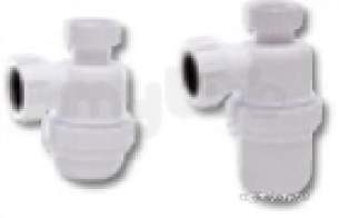 Polypipe Waste and Traps -  Bottle Trap 40mm 75mm Seal Wp46w