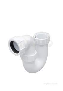 Marley Soil and Waste -  Marley 40mm Bath Trap Without Overflow Wpl41-w