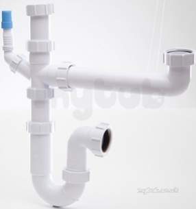 Polypipe Waste and Traps -  Undersink Kit 40mm Single Hose Connection Wsk1w