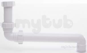Polypipe Waste and Traps -  Polypipe Space Saver Bend 40mm Wssb1w